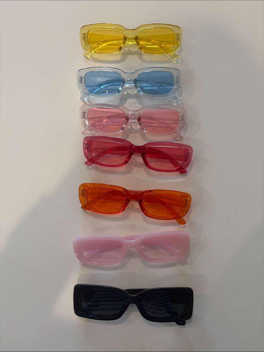 Fun Sunglasses and Colored Glasses Pack of 7